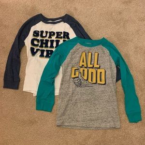 Like new boys long sleeve tees